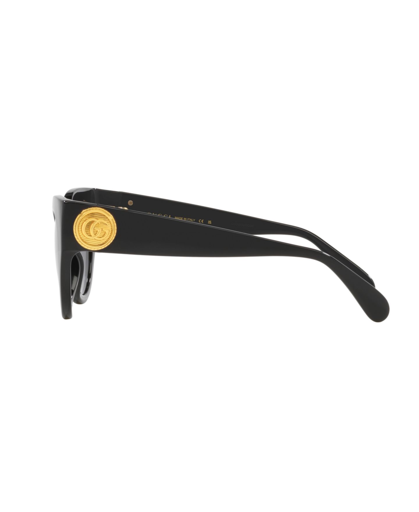 Женские солнцезащитные очки Gucci Sunglasses, GG1408S, цвет: Чёрный — фото 4