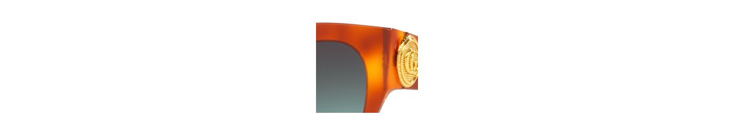 Женские солнцезащитные очки Gucci Sunglasses, GG1408S, цвет: Чёрный — фото 17