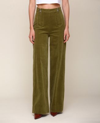 Avec Les Filles Women's Double-Zipper Wide-Leg Pants - Macy's