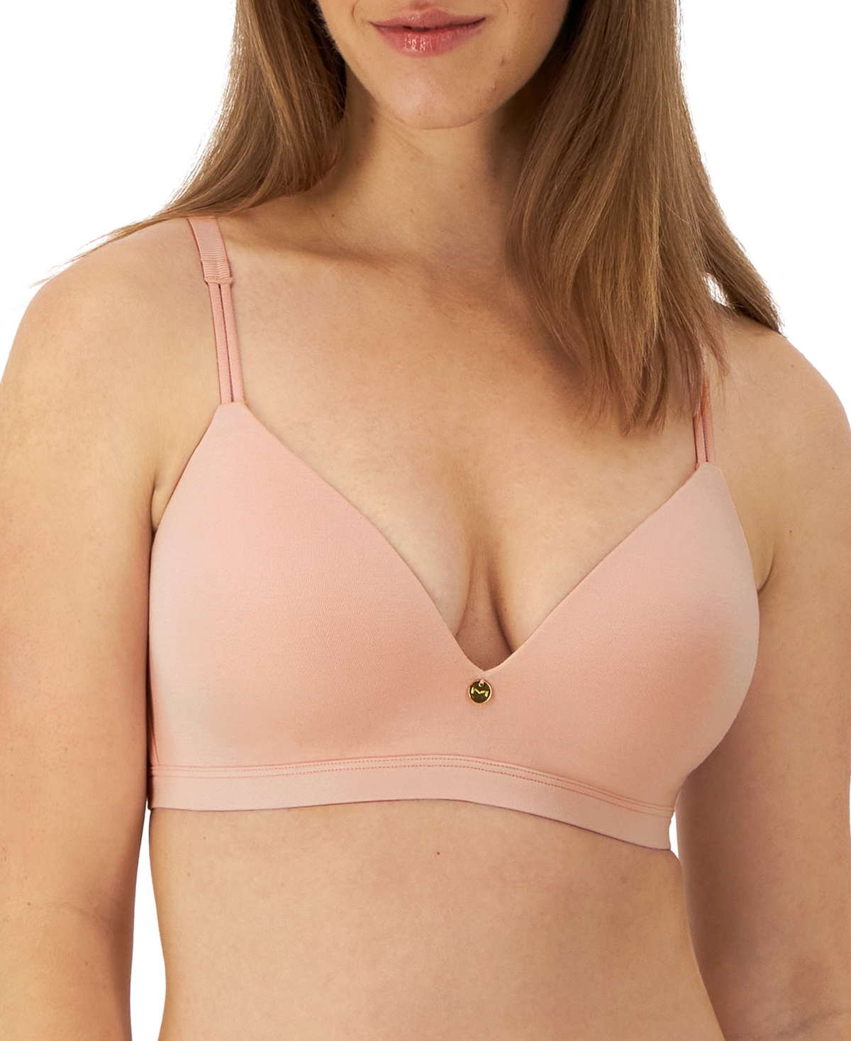Maidenform Women's Everyday Luxe Wireless T-shirt Bra Dm2402 In Pretty Blush