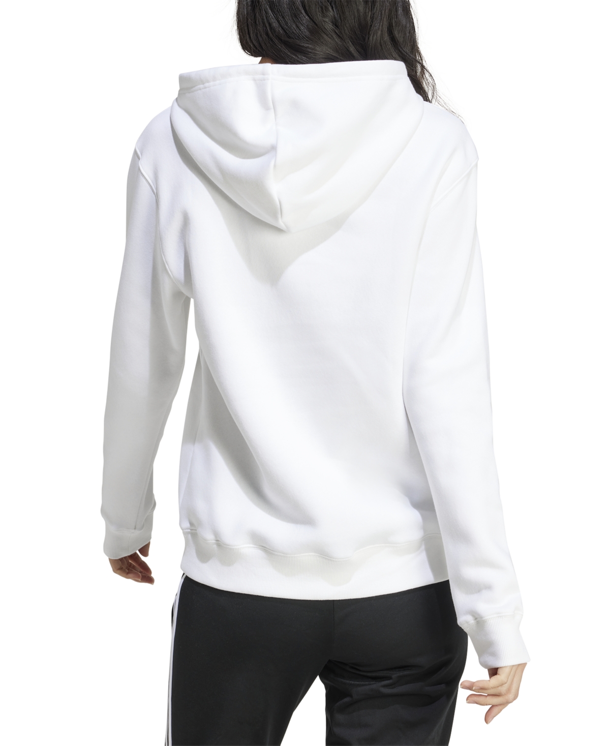 adidas Women's Big Logo Fleece Hooded Sweatshirt