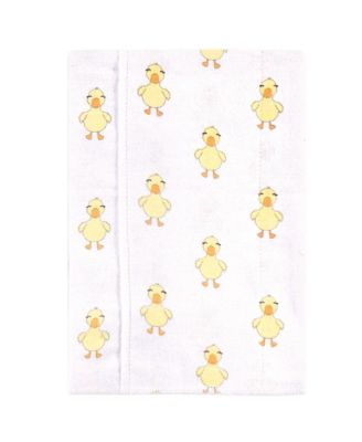 Cotton Flannel Burp Cloths and Receiving Blankets, 14-Piece