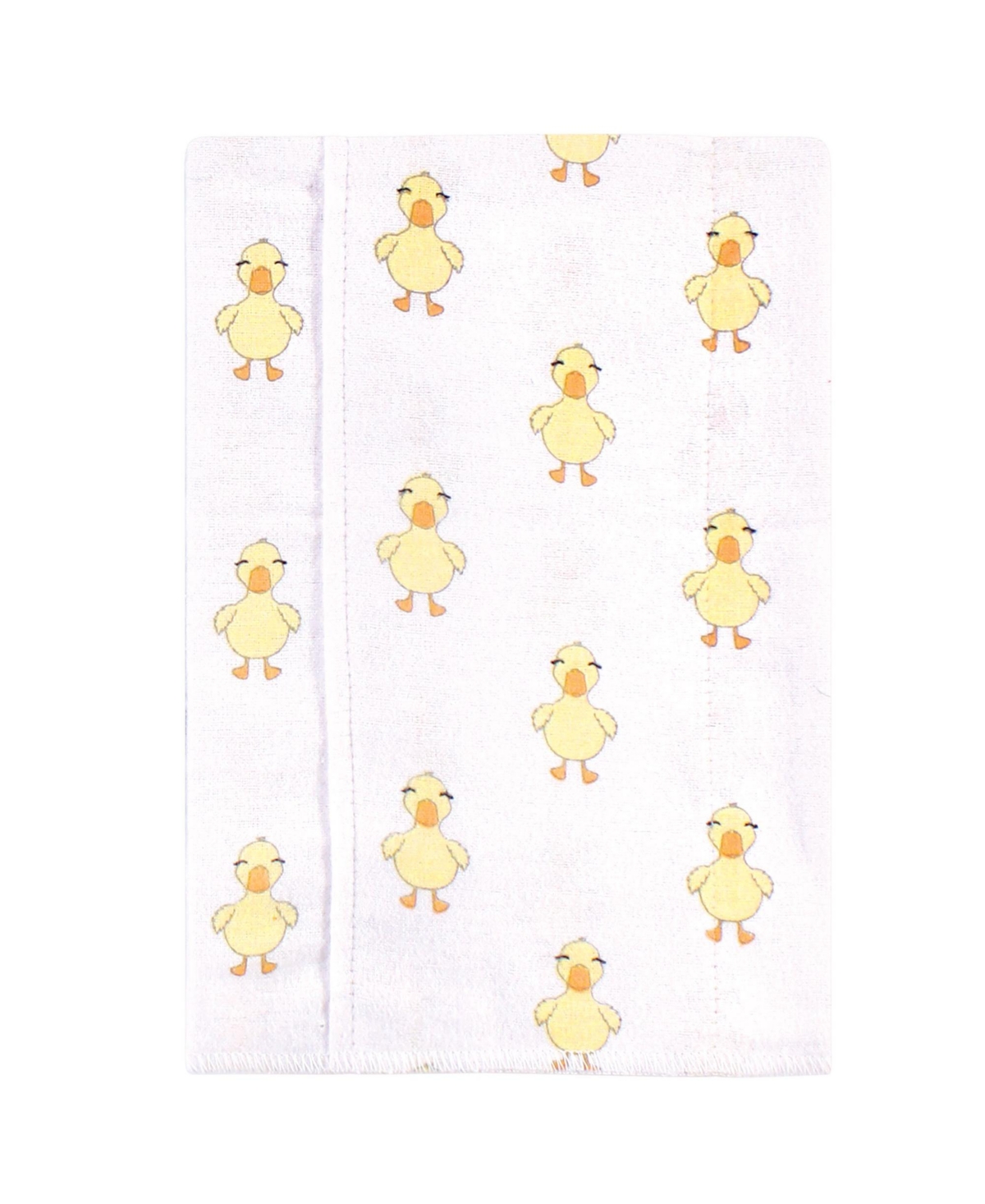Hudson Baby Unisex Baby Cotton Flannel Burp Cloths and Receiving Blankets, 14-Piece, One Duck