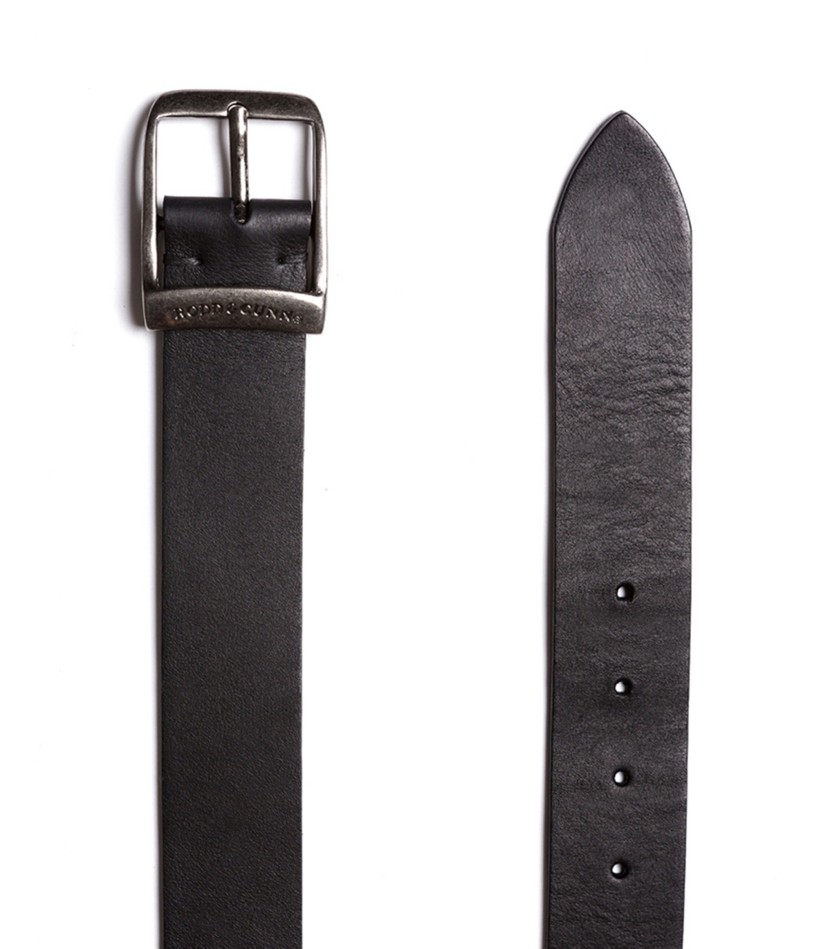 Rodd & Gunn Coronet Crescent Belt In Black
