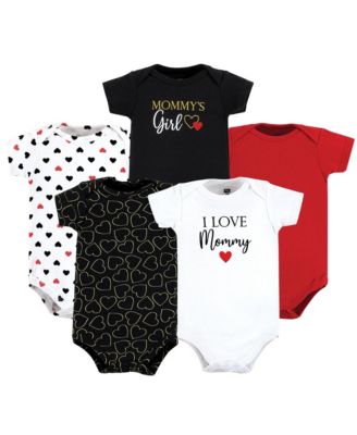 Baby Girls Hudson Cotton Bodysuits 5-Pack