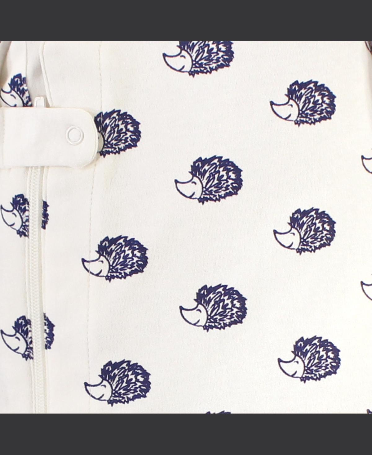 Touched by Nature Baby Girls Baby Organic Cotton Zipper Long-Sleeve Gowns 3pk, Garden Floral