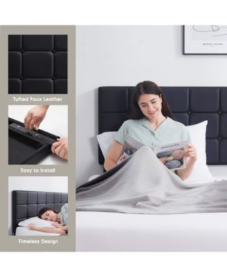 Button Tufted Upholstered Headboard - Full