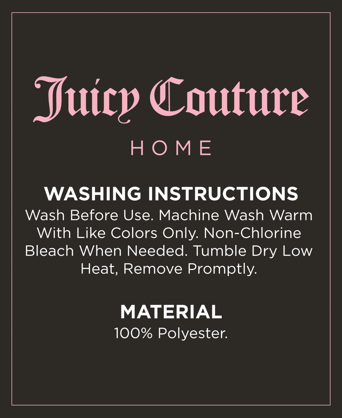 Shop Juicy Couture Diamond Ruffle 2 Piece Reversible Comforter Set, Twin/twin Xl In Light Pink
