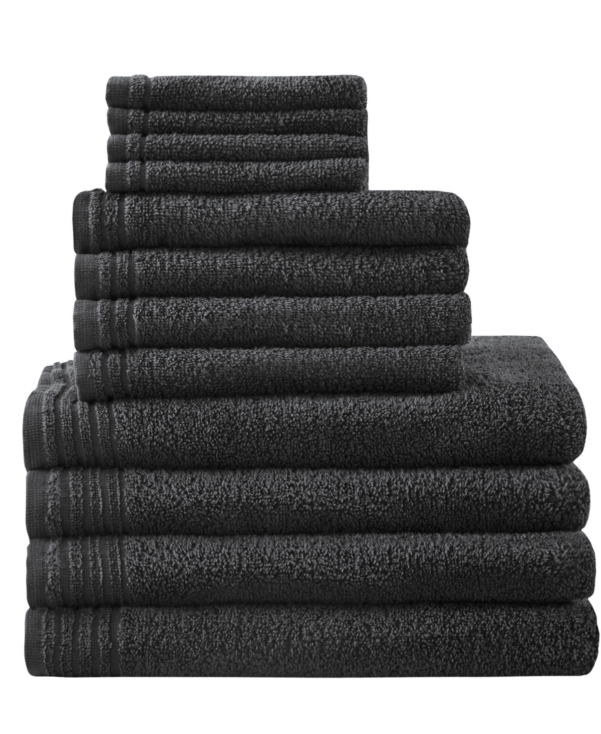 510 Design Big Bundle Cotton 12-pc. Towel Set In Black