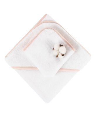 Turkish Cotton Baby Hooded 8-Pc. Bath Towel Set