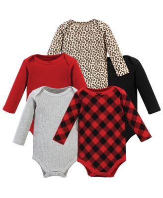 Baby Girls Hudson Thermal Long Sleeve Bodysuits