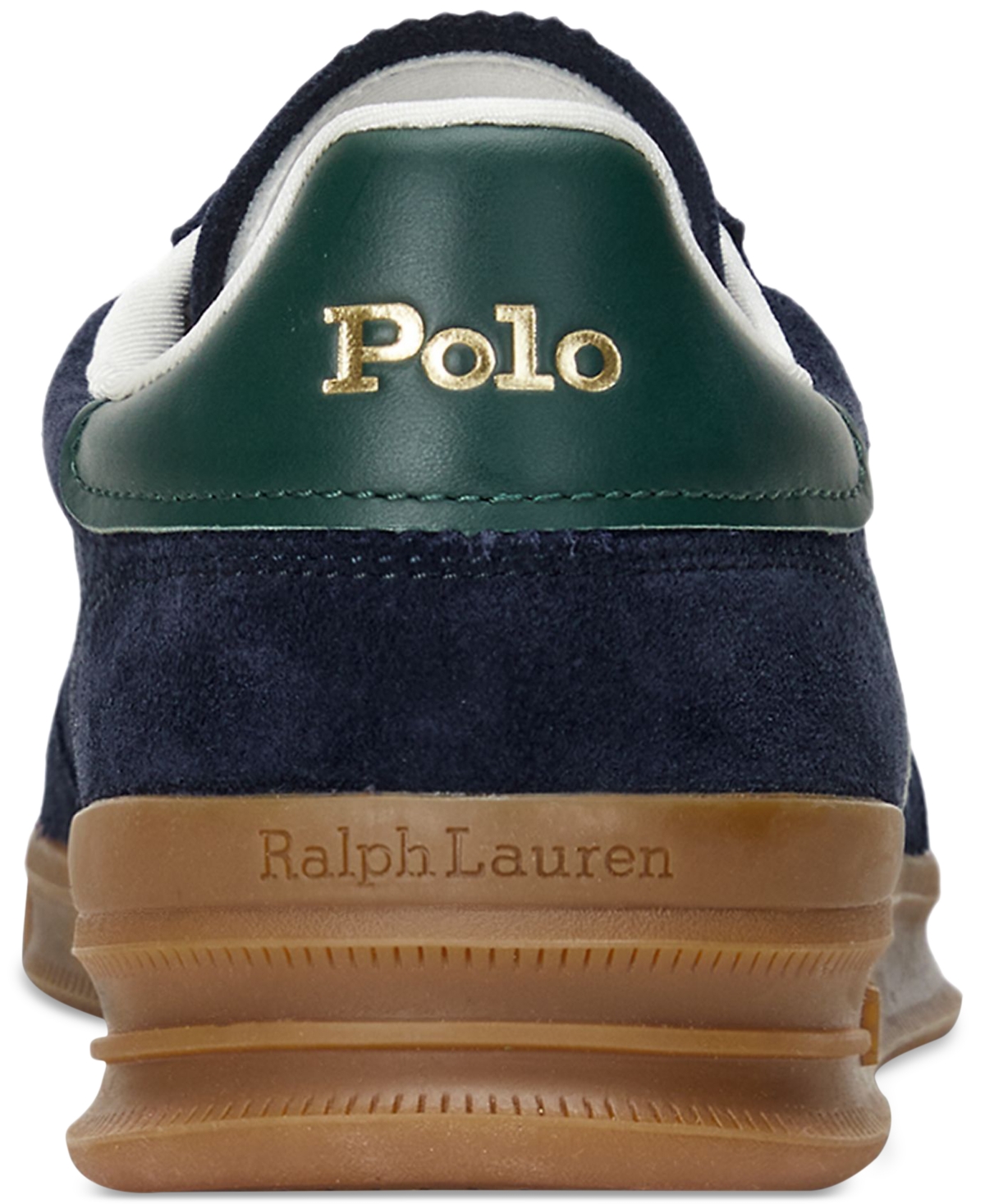 Polo Ralph Lauren Men's Heritage Area Lace-Up Sneakers -WINE/FOREST