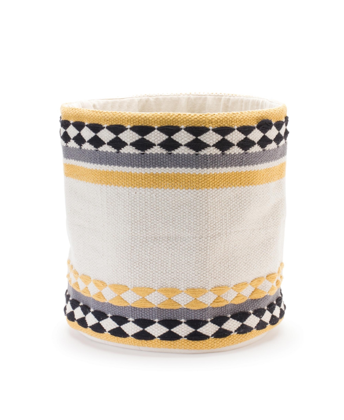 Slickblue Set of 2 Cotton Baskets - Woven Storage Solutions - Brown