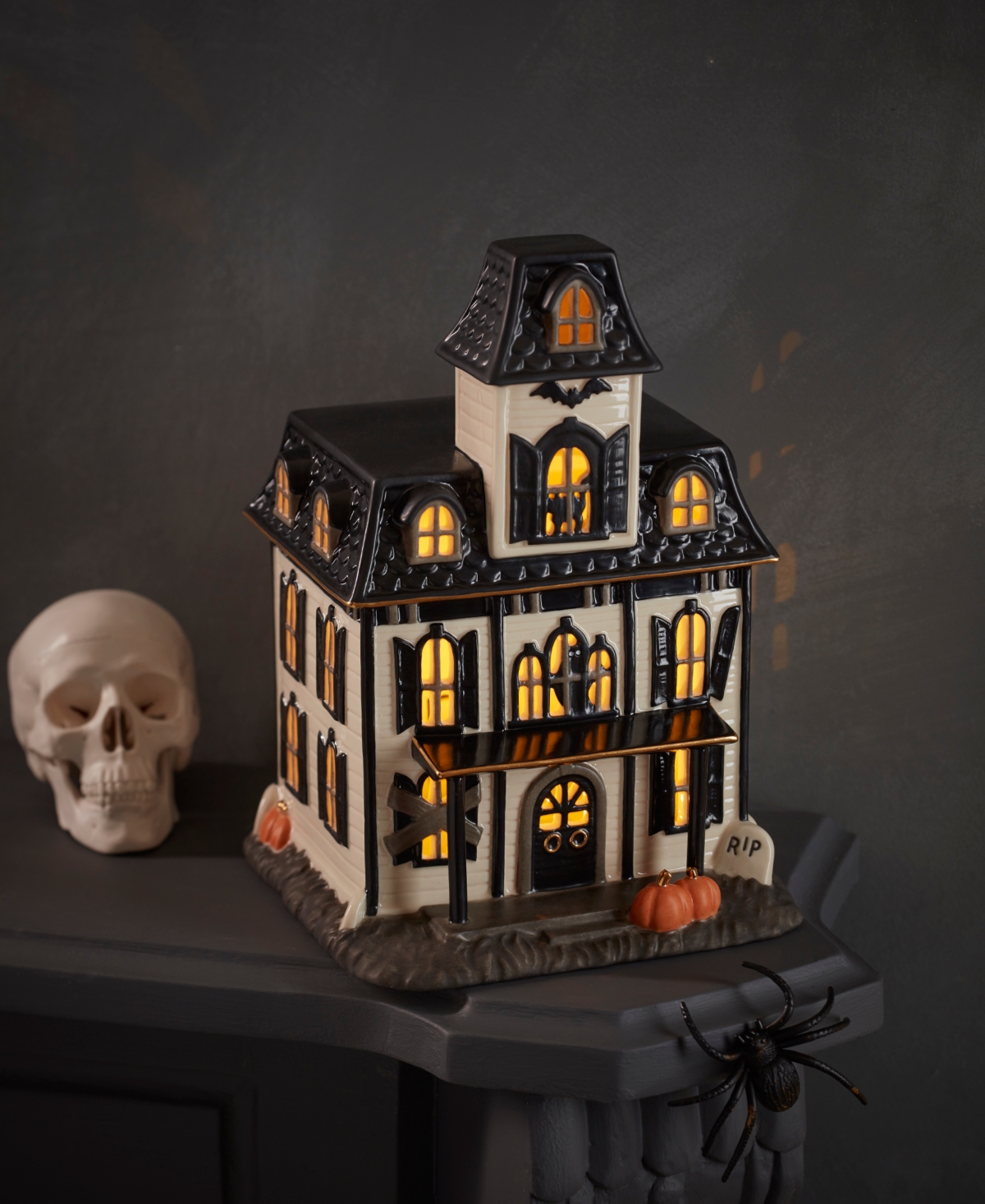 Lenox Classic Halloween Light-up House Figurine In Multi