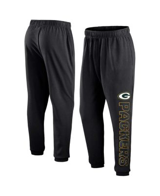 Fanatics Men's Black Green Bay Packers Wordmark Logo Sweatpants - Macy's