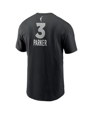 Men's and Women's Candace Parker Black Las Vegas Aces Explorer Edition Name Number T-Shirt