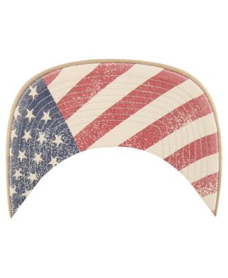 Men's Khaki Boston Red Sox Glory Daze Trucker Adjustable Hat