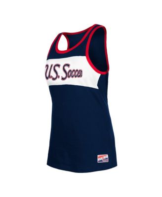 Women's 5th Ocean Navy USWNT Throwback Jersey Racer Tank Top