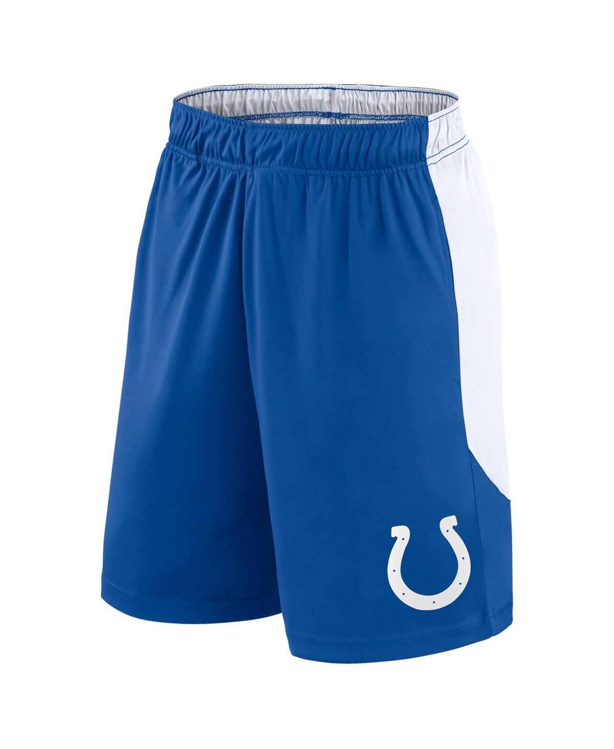FANATICS MEN'S ROYAL/WHITE INDIANAPOLIS COLTS GO HARD SHORTS 