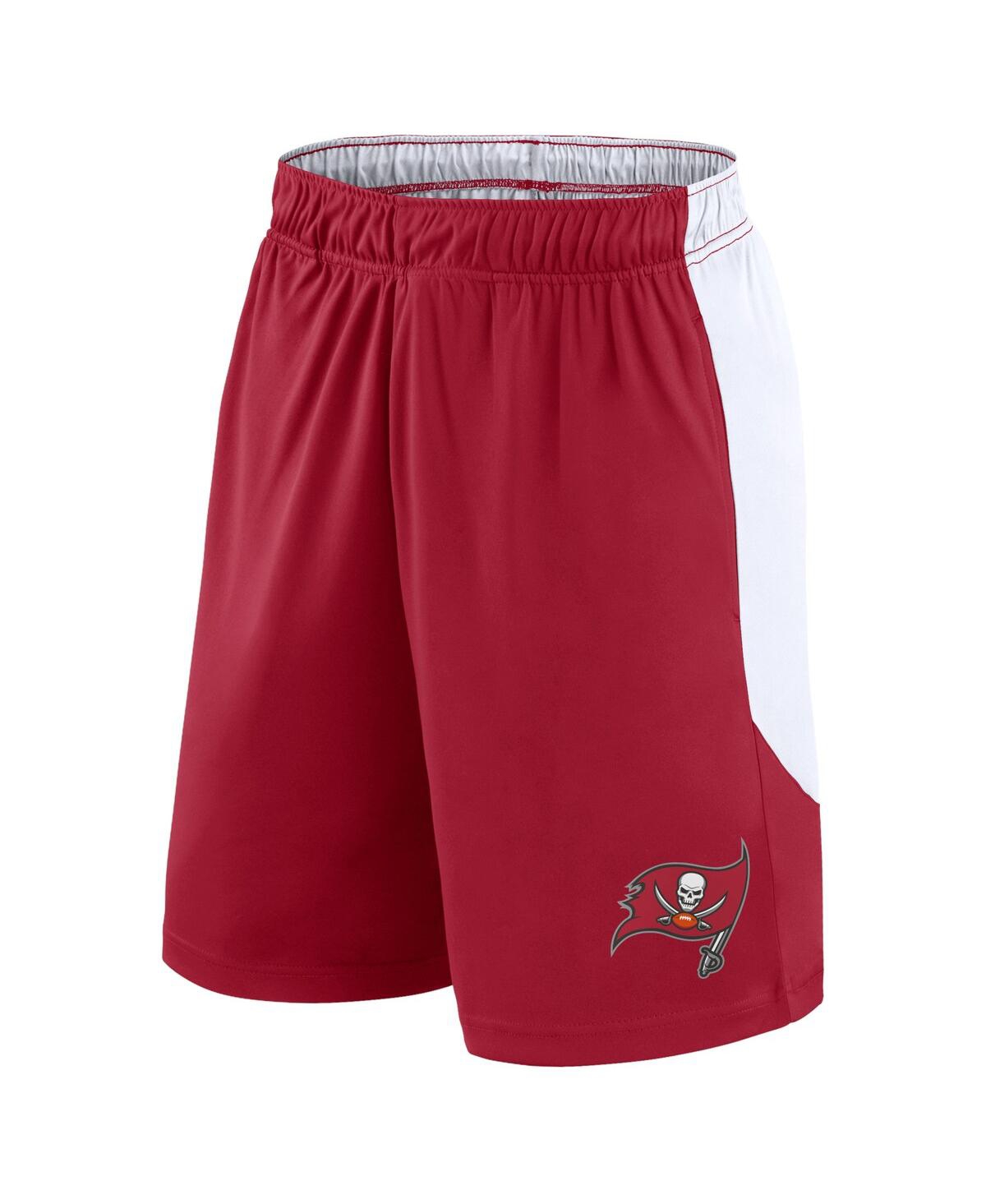 Fanatics Men'sWhite Tampa Bay Buccaneers Go Hard Shorts - Red, White