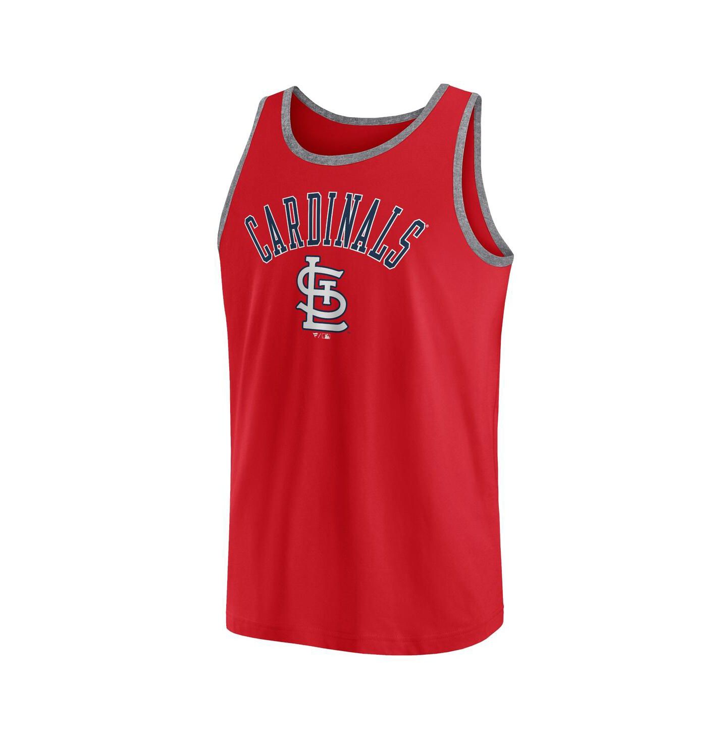 Мужской топ Fanatics Red St. Louis Cardinals Bet — фото 3
