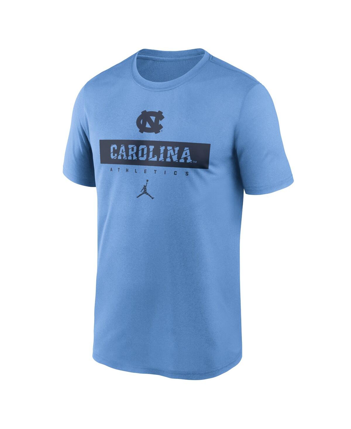 Jordan Men's Blue North Carolina Tar Heels 2024 Sideline Legend Performance T-Shirt