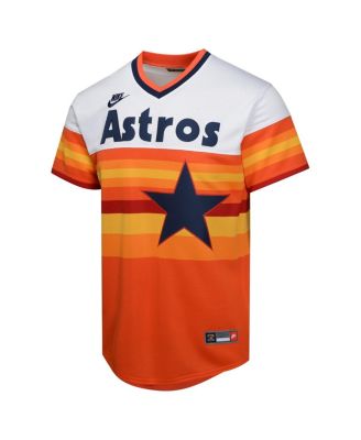 Big Boys and Girls Nolan Ryan White Houston Astros Cooperstown Collection Limited Player Jersey