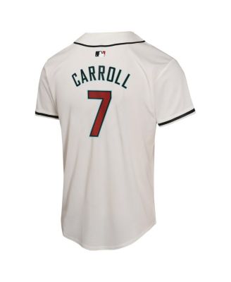 Big Boys and Girls Corbin Carroll White Arizona Diamondbacks Home Game Player Jersey