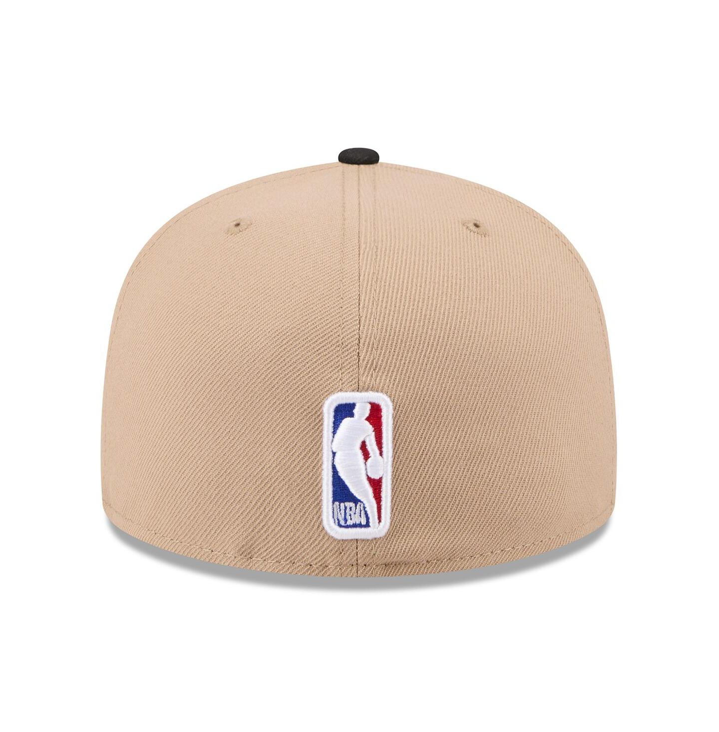Мужская кепка New Era Tan/Black Sacramento Kings 2024 NBA Draft 59FIFTY Fitted Hat — фото 3