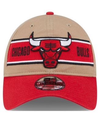 Men's Tan/Red Chicago Bulls 2024 NBA Draft 9TWENTY Adjustable Hat