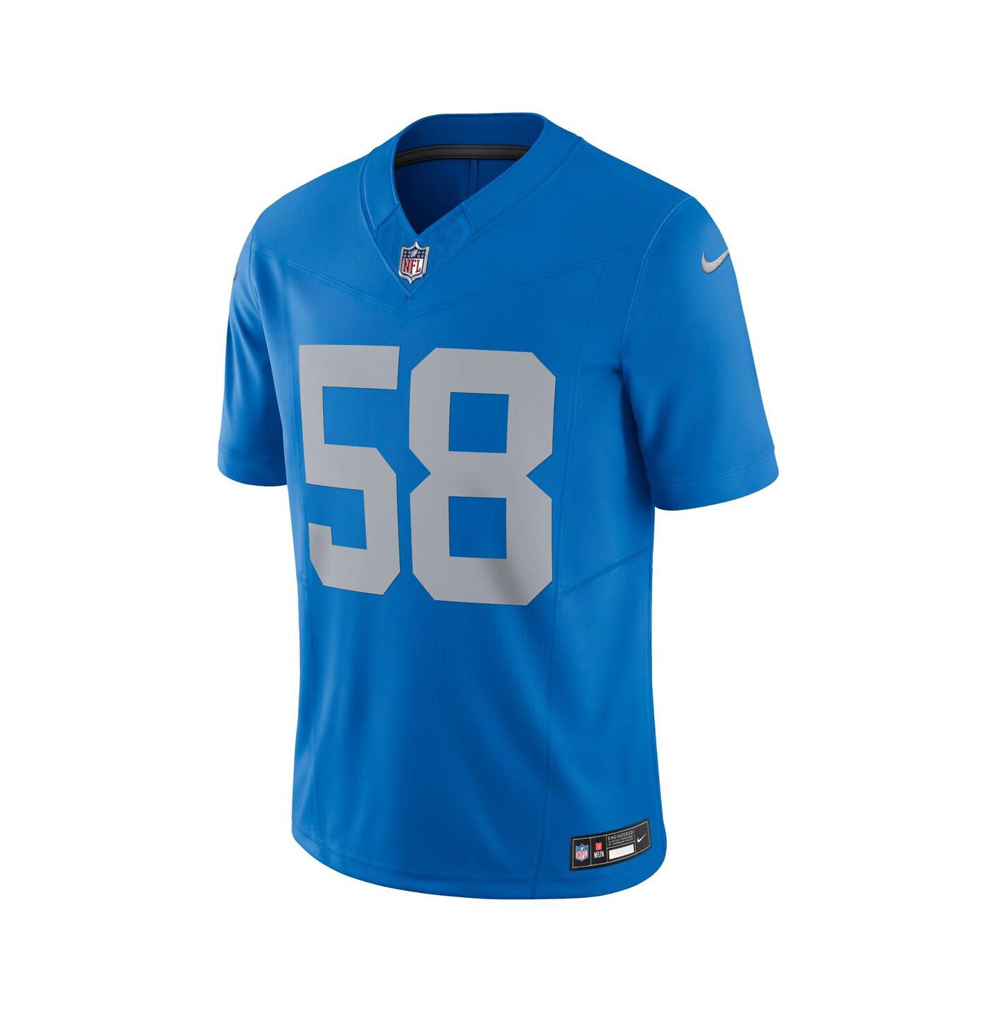 Мужской топ Nike Penei Sewell Detroit Lions Vapor F.U.S.E. Alternate Limited Jersey, цвет: Чёрный — фото 4