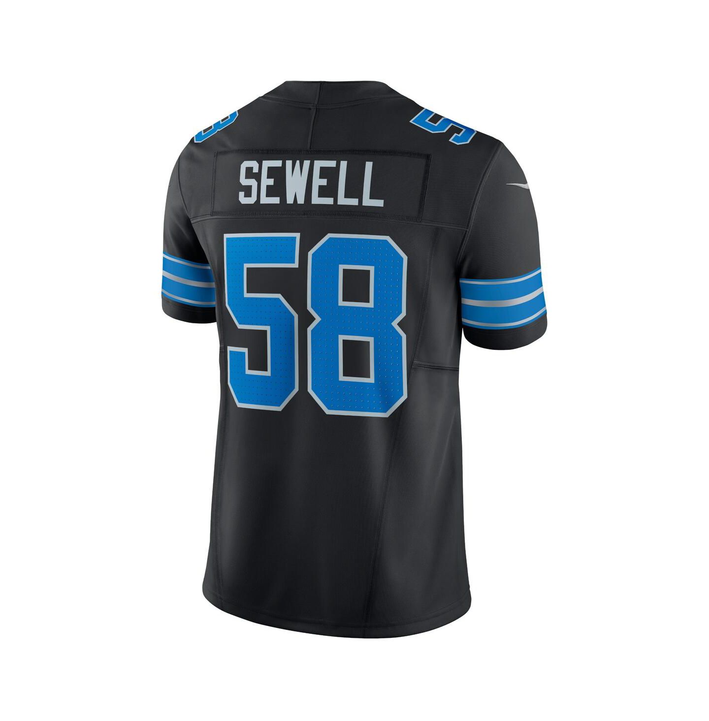 Мужской топ Nike Penei Sewell Detroit Lions Vapor F.U.S.E. Alternate Limited Jersey, цвет: Чёрный — фото 2