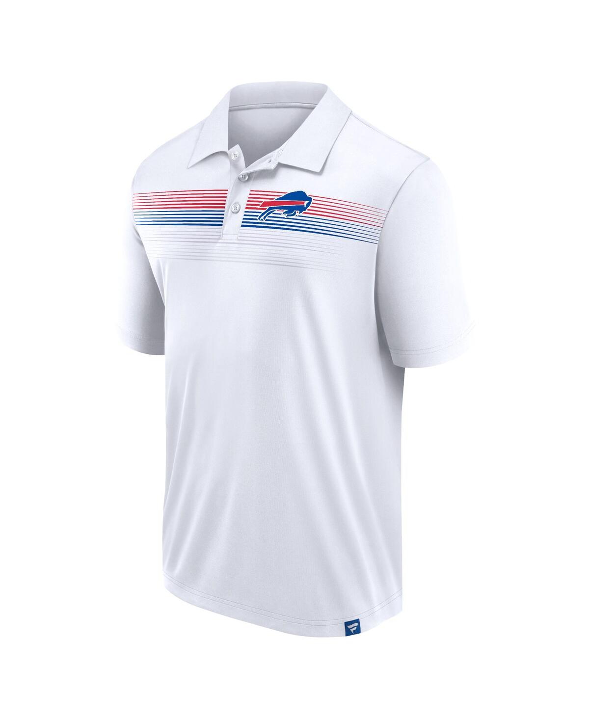 Fanatics Branded Men's White Buffalo Bills Victory For Us Interlock Polo In White