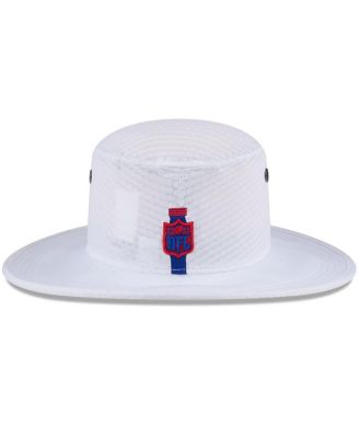Men's White New England Patriots 2024 NFL Training Camp Panama Bucket Hat