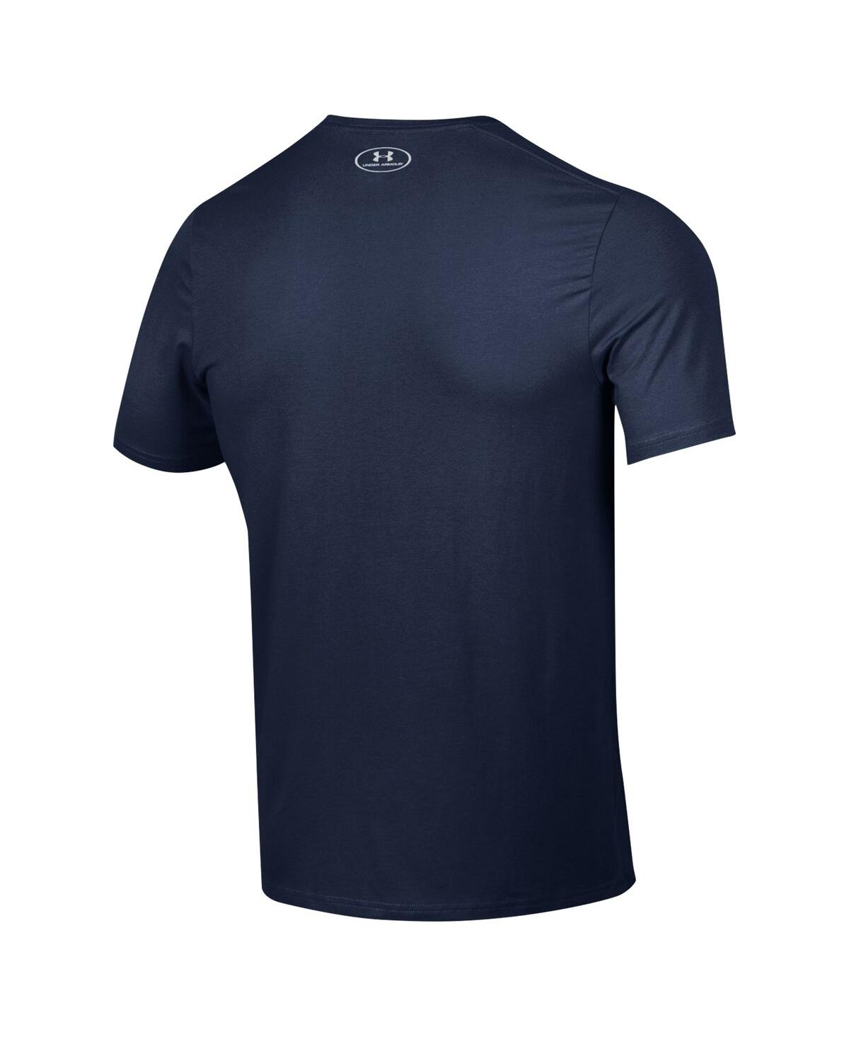 Under Armour Men'sAuburn Tigers 2024 Sideline Football Performance T-Shirt - Navy