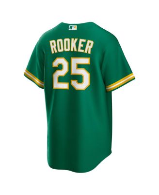 Men's Brent Rooker Kelly Green Oakland Athletics Alternate Replica Jersey