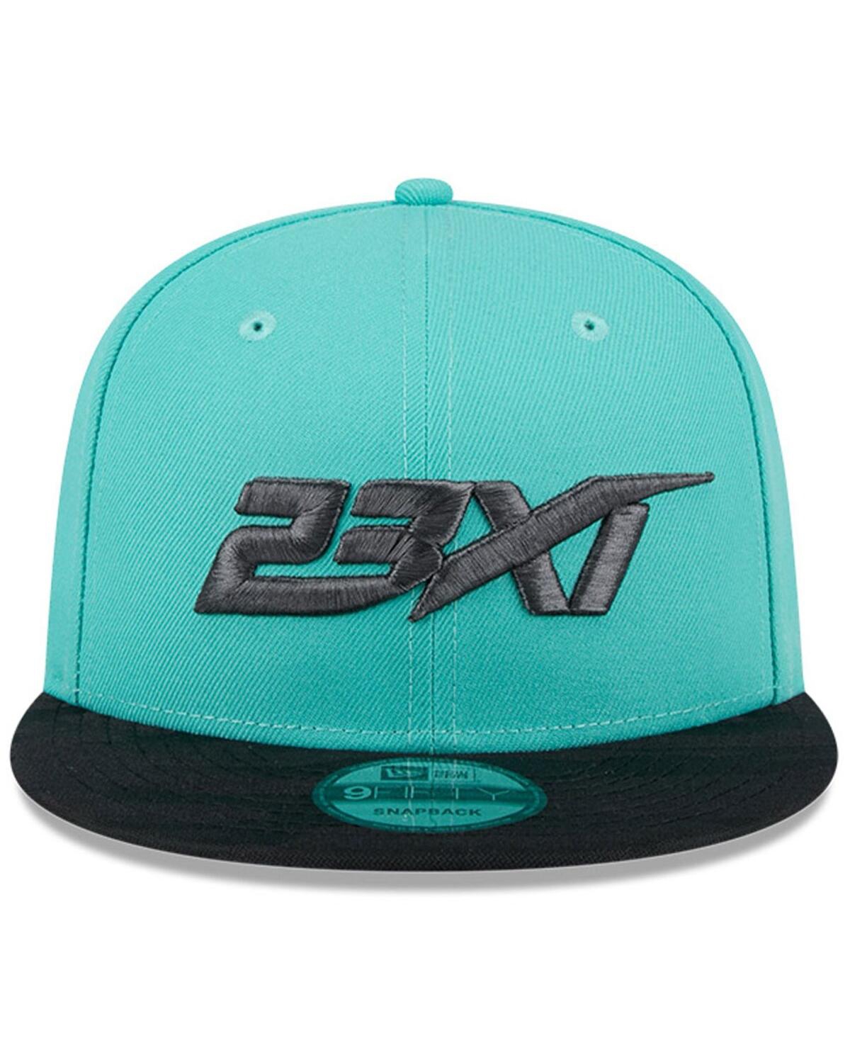New Era Men's Mint/black 23xi Racing 9fifty Snapback Hat In Mint Black