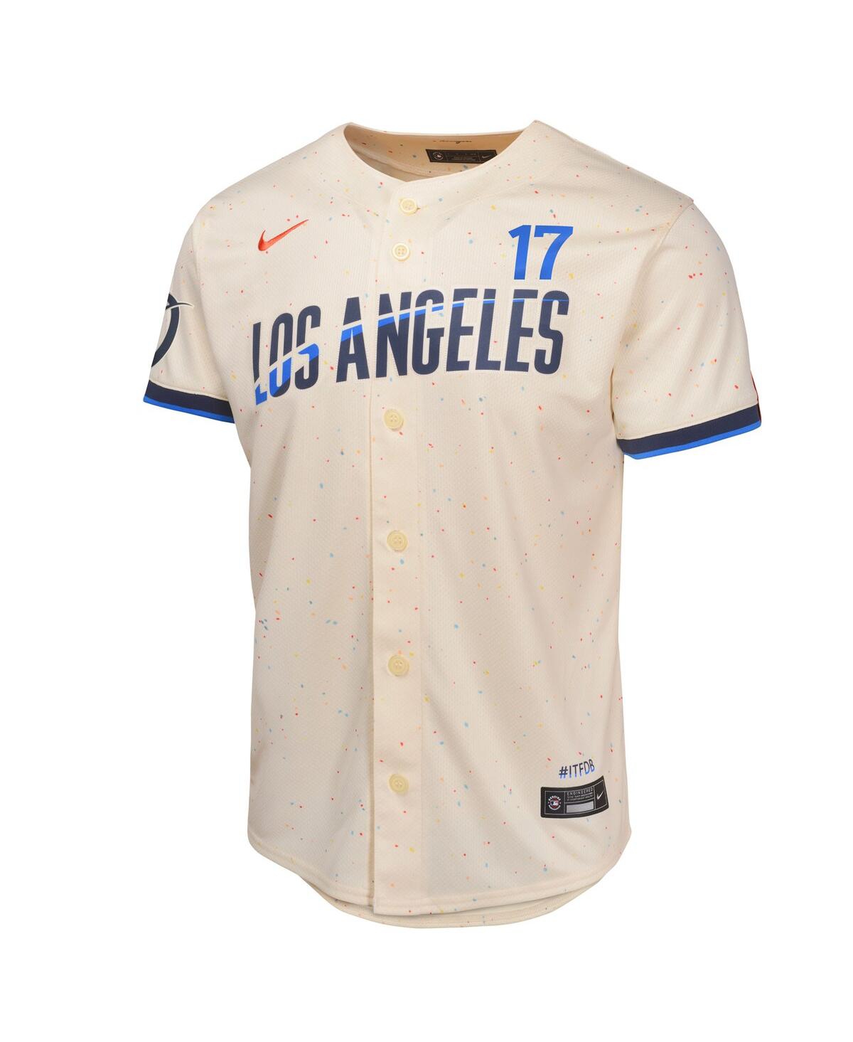 Nike Big Boys and Girls Shohei OhtaniLos Angeles Dodgers 2024 City Connect Limited Player Jersey - Cream