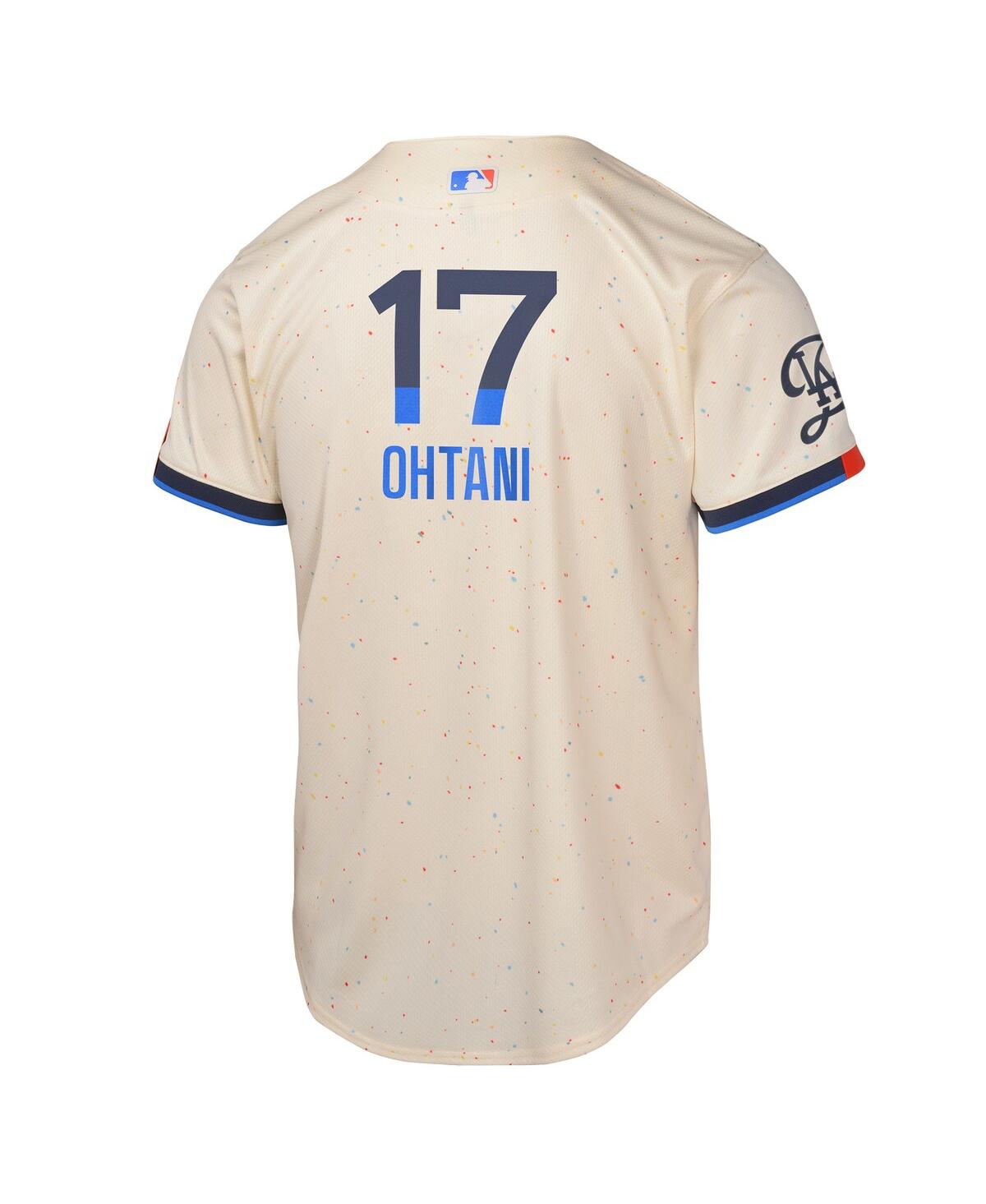 Nike Big Boys and Girls Shohei OhtaniLos Angeles Dodgers 2024 City Connect Limited Player Jersey - Cream