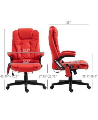 High-Back Vibration Massage Chair, Heating Office Chair,