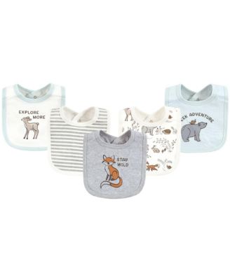 Unisex Natural Cotton Dribble Bibs