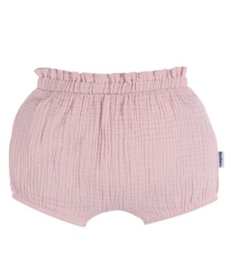 Baby Girls Gauze Bubble Shorts, 3-Pack