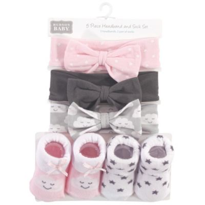 Baby Girls Headband and Socks Set