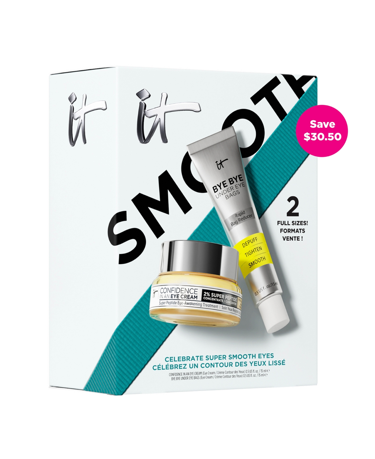 It Cosmetics 2-pc. Celebrate Super Smooth Eyes Skincare Set In No Color