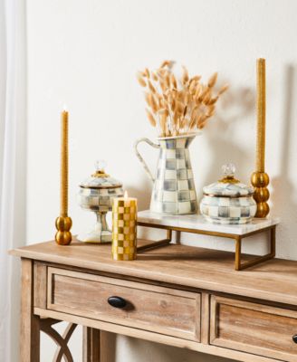 Sterling Check Squashed Pot