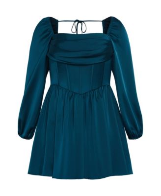 Plus Size Flirty Corset Dress