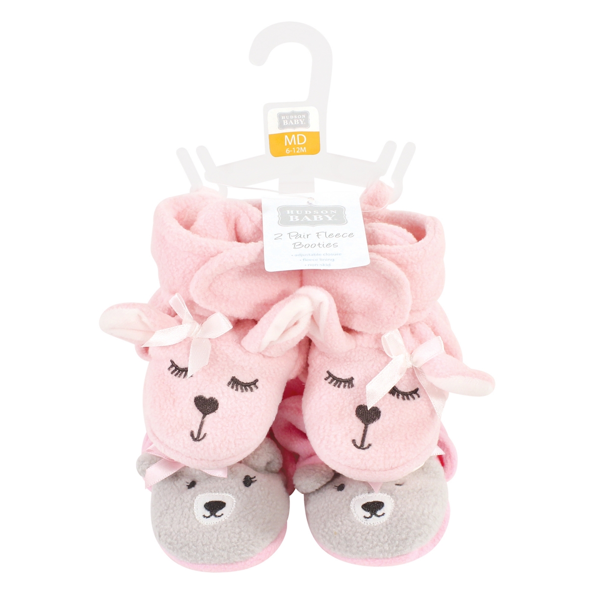 Hudson Baby Girls Fleece Booties