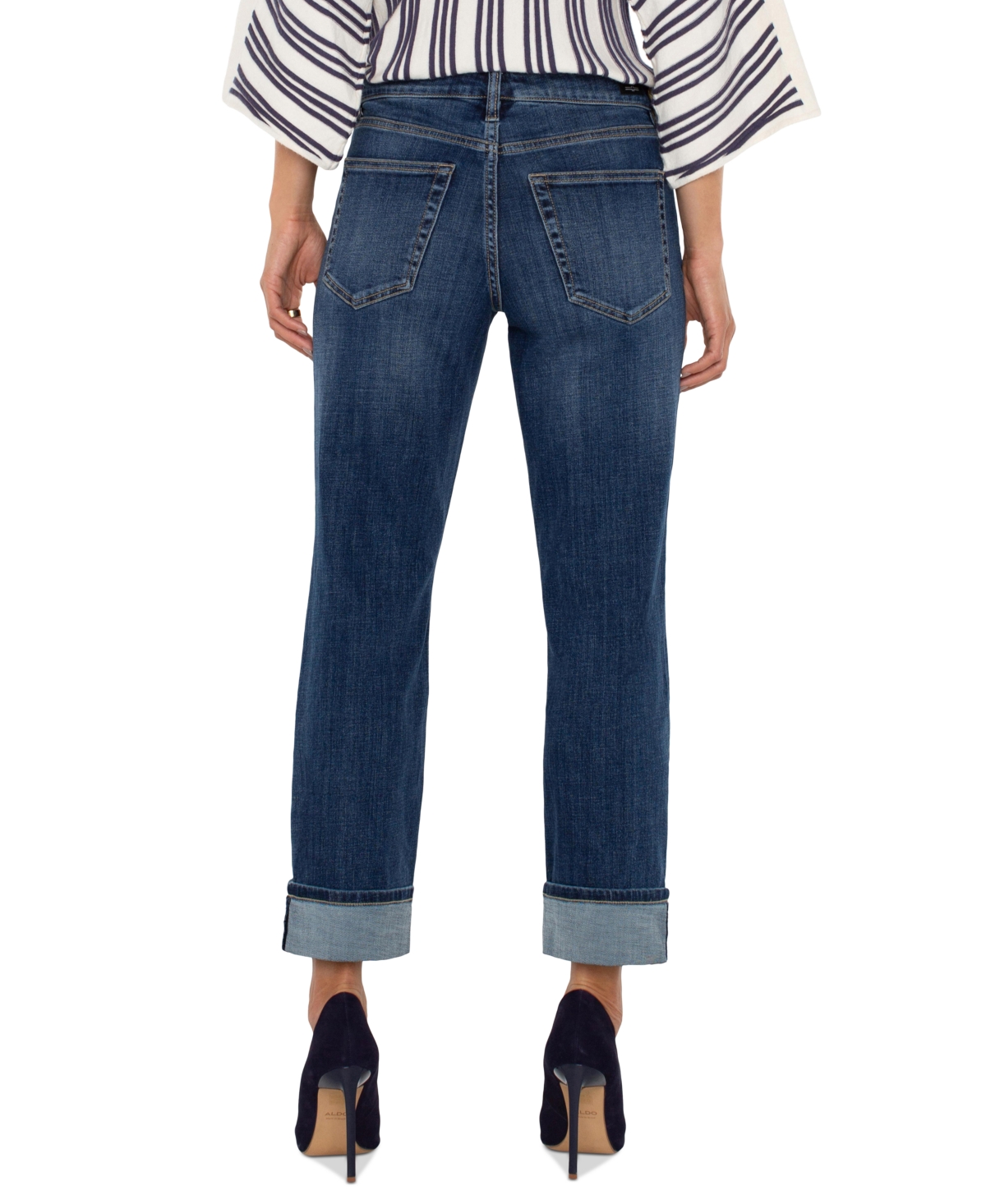Liverpool Women's Marley Girlfriend Cuffed Jeans In Rushland