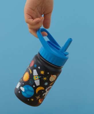 Kids Stainless Steel Water Bottle with Straw Lid, 12oz