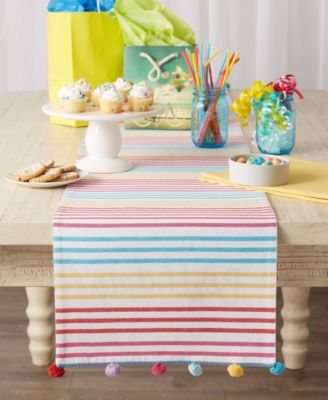 Embellished Reversible Table Runner, 14"x72"